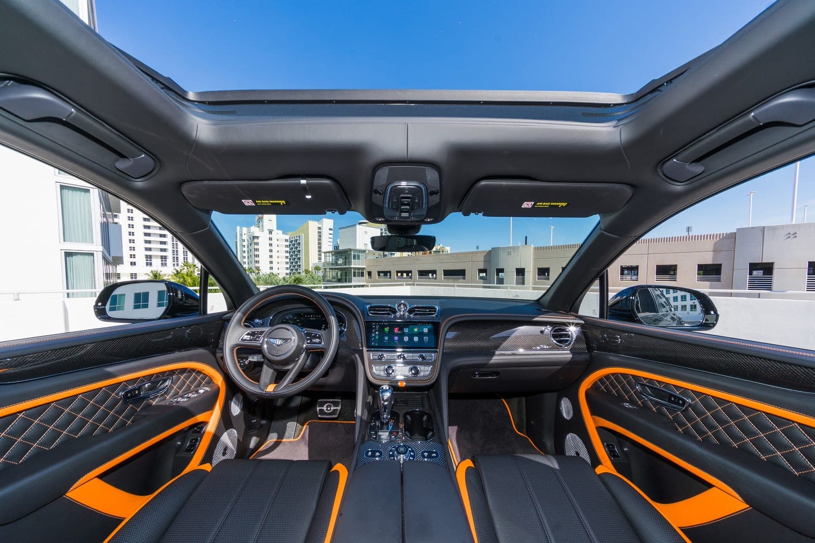 Bentley Bentayga W12 Speed, Black, Orange Accents, photo 7 of 7