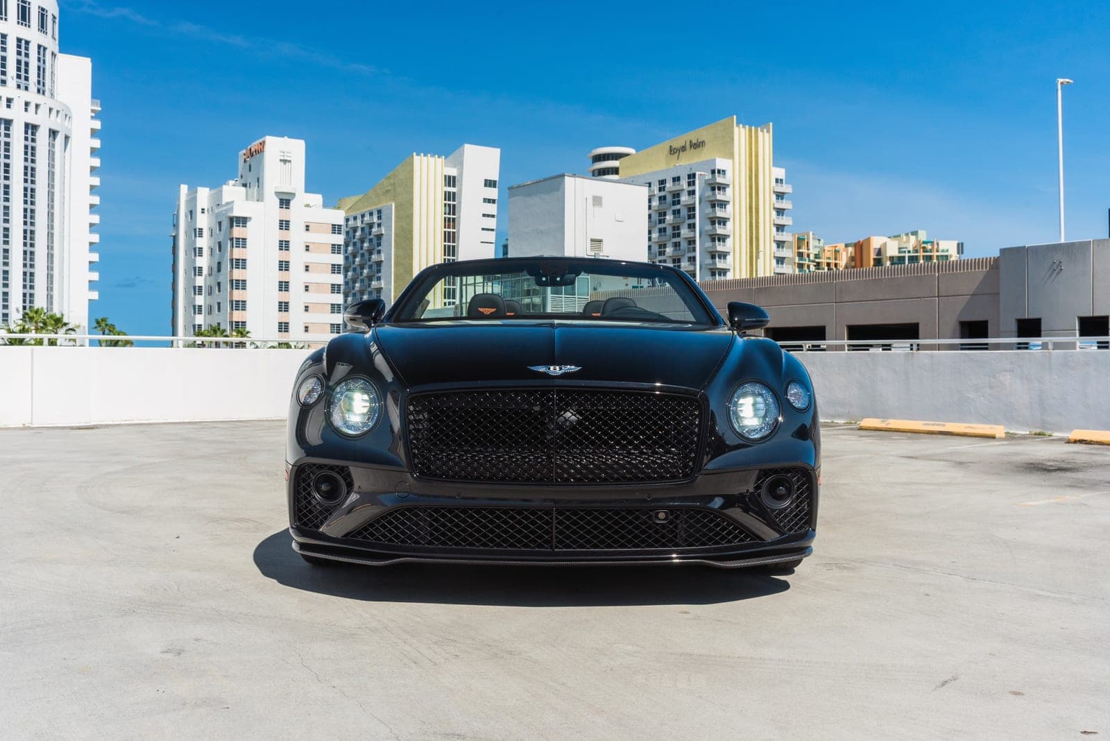 Bentley Continental GT Speed Convertible, Black, Orange Accents, photo 2 of 8