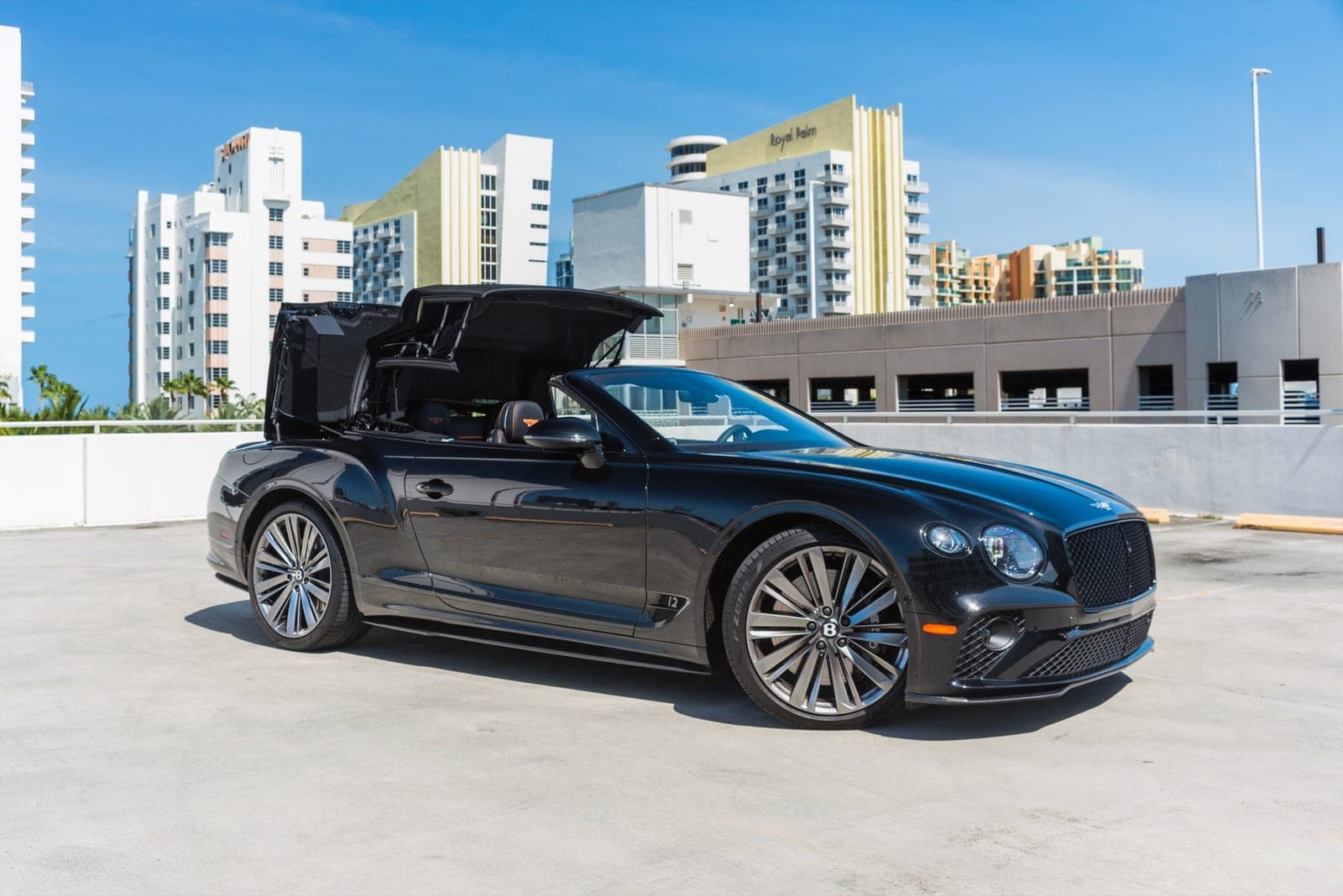 Bentley Continental GT Speed Convertible, Black, Orange Accents, photo 3 of 8