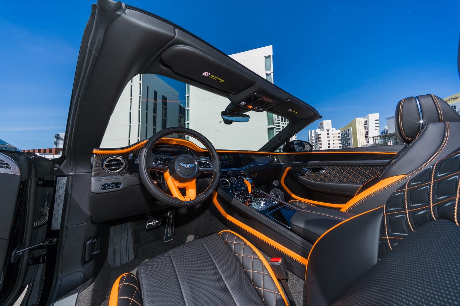 Bentley Continental GT Speed Convertible, Black, Orange Accents, photo 6 of 8