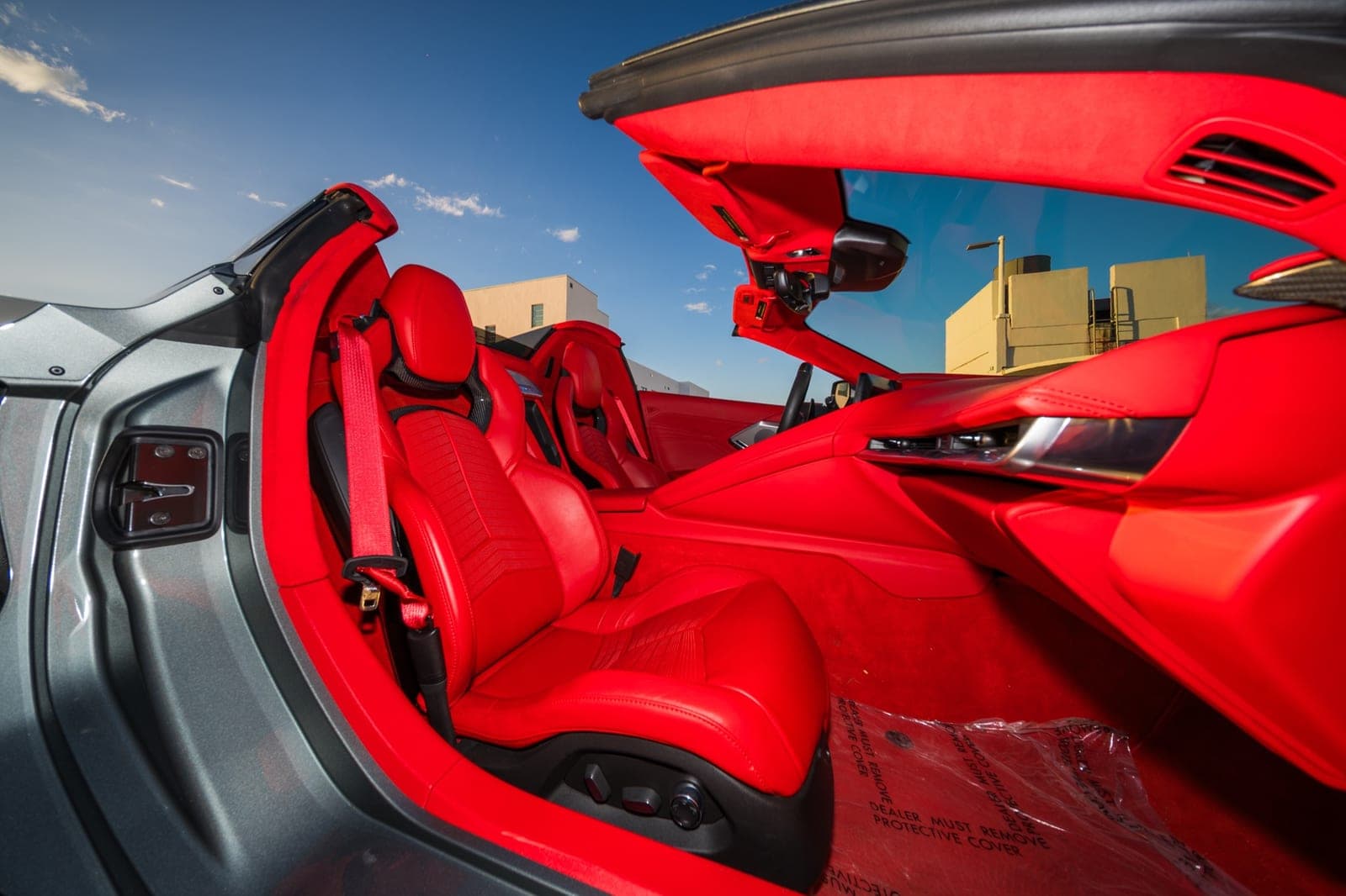 Chevrolet Corvette Z06 Convertible, Hypersonic Grey over Red, photo 7 of 7