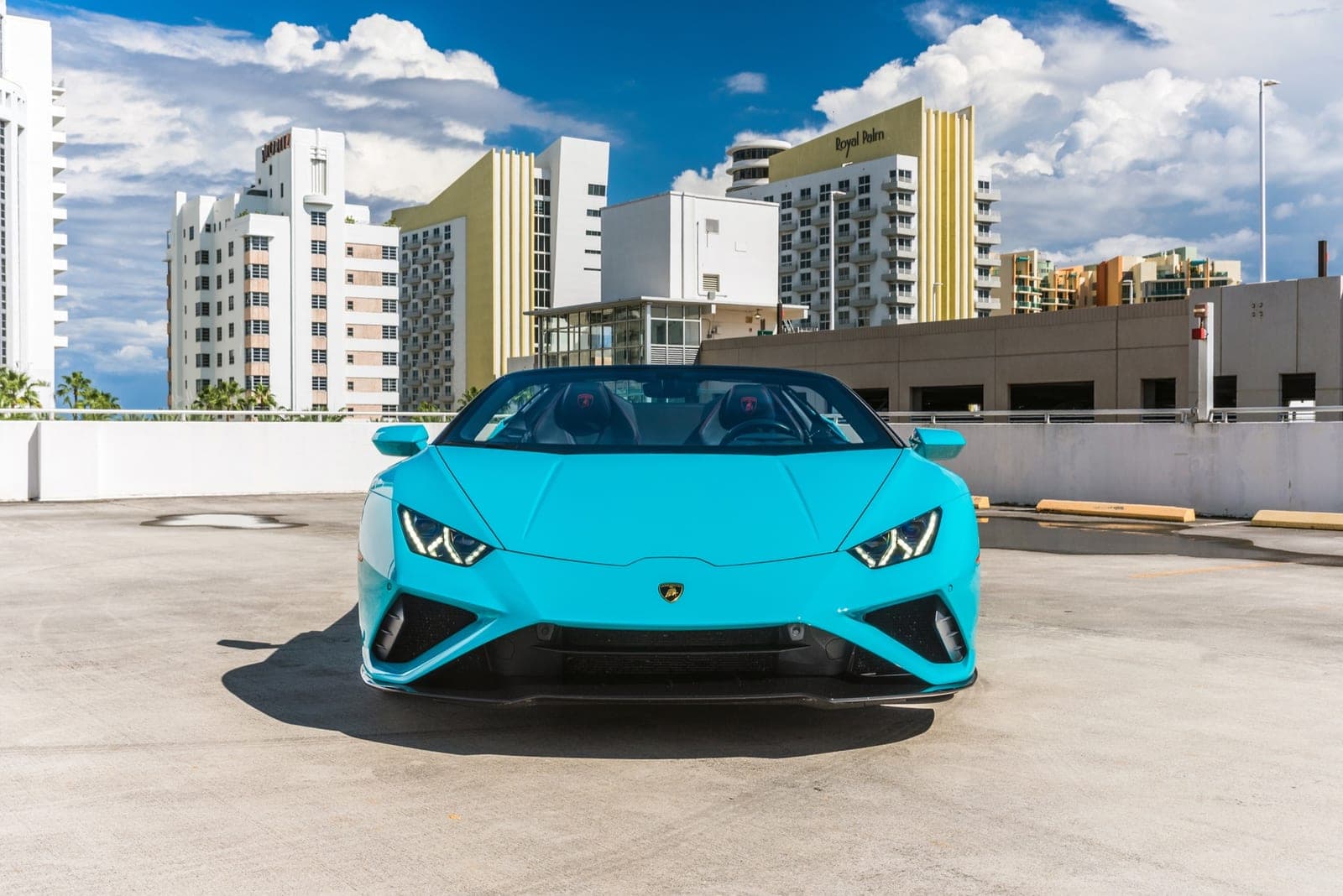 Lamborghini Huracán EVO Spyder, Blu Glauco, photo 2 of 11