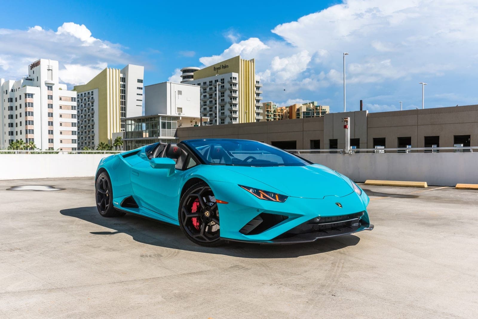 Lamborghini Huracán EVO Spyder, Blu Glauco, photo 3 of 11