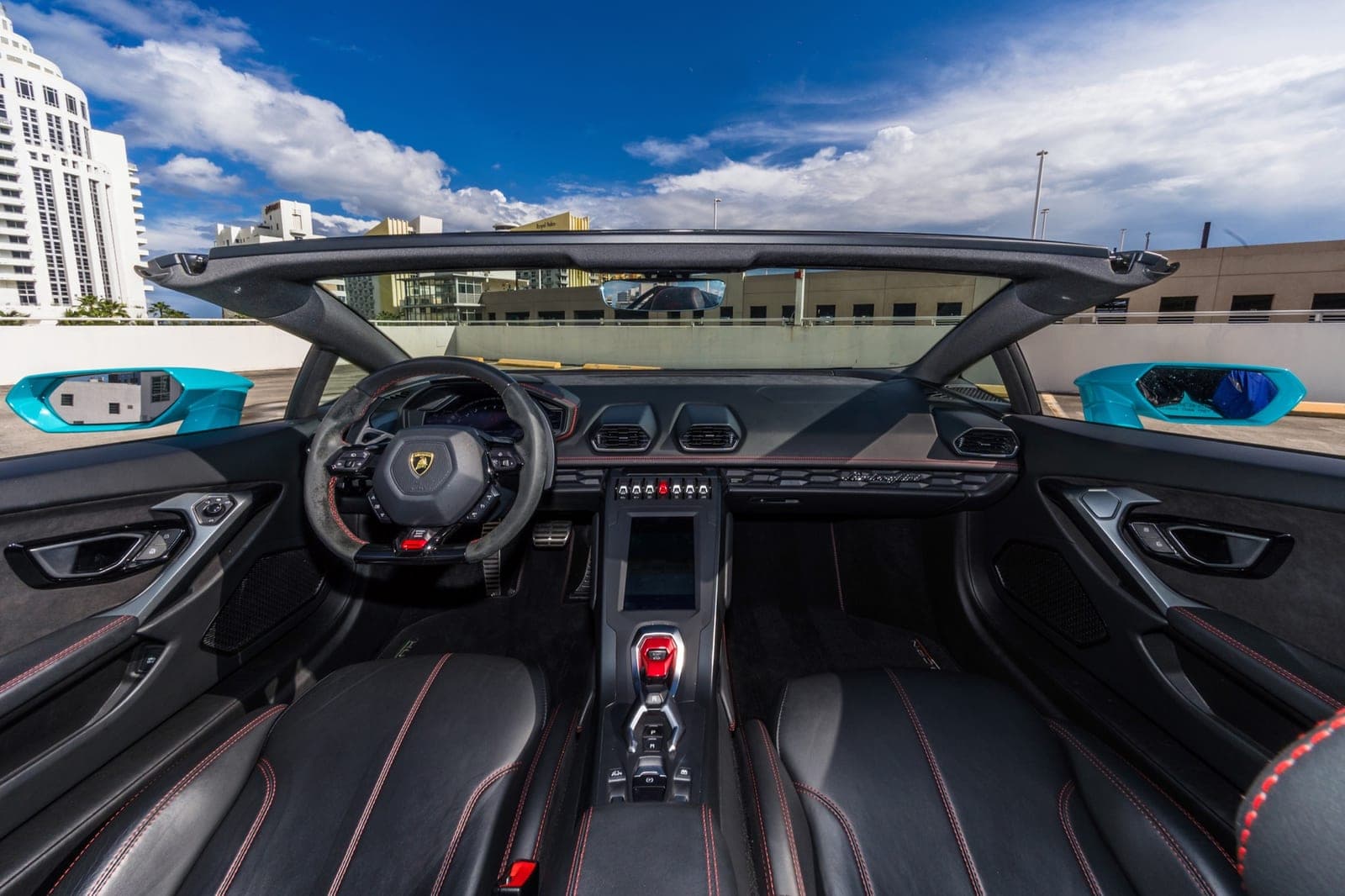Lamborghini Huracán EVO Spyder, Blu Glauco, photo 9 of 11