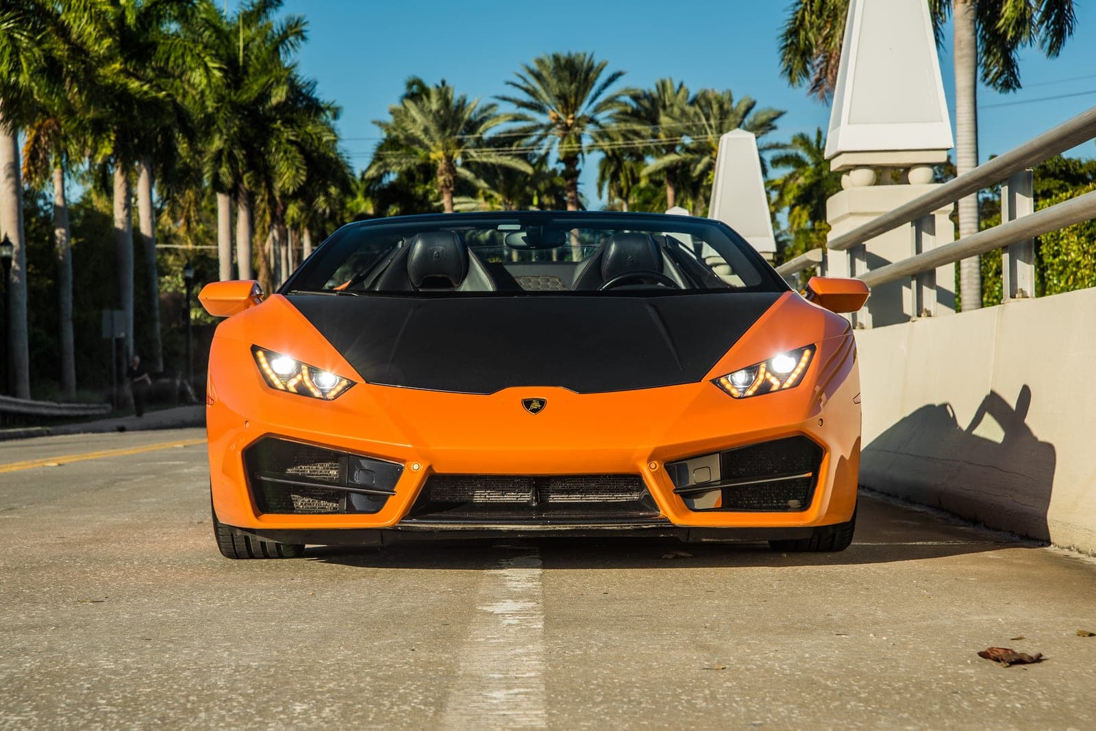 Lamborghini Huracán, Arancio, Nero Hood, photo 2 of 9