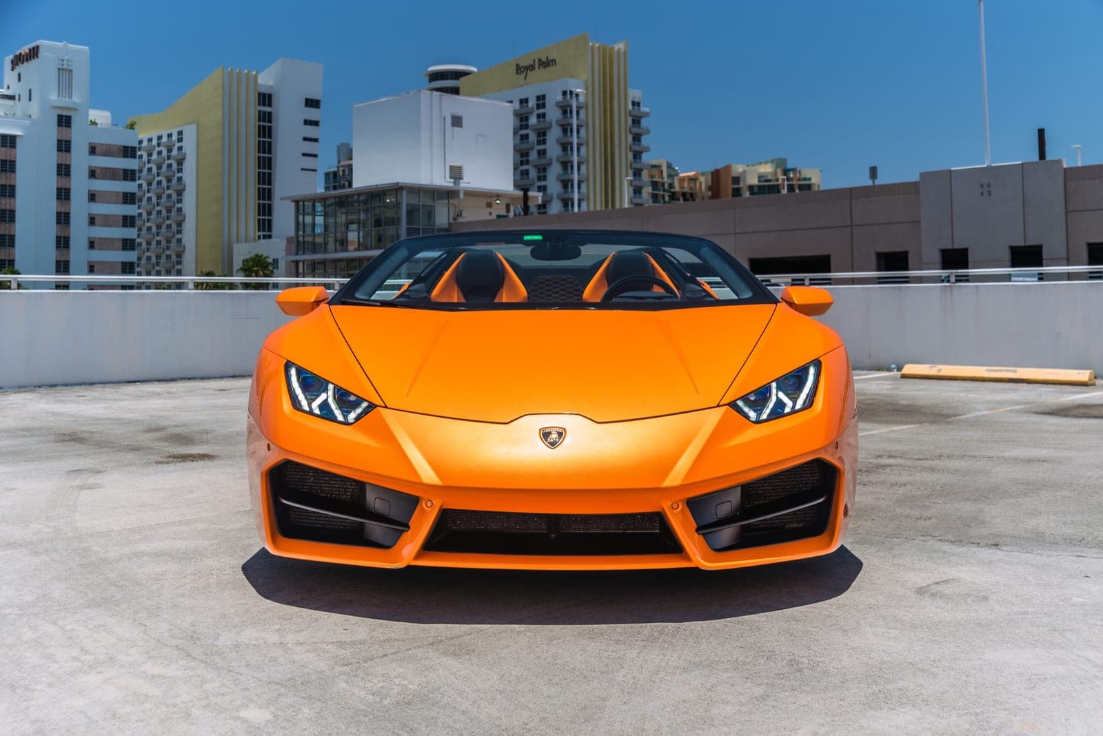 Lamborghini Huracán, Arancio over Nero, photo 2 of 11