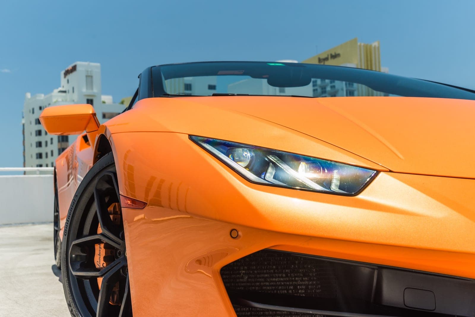 Lamborghini Huracán, Arancio over Nero, photo 5 of 11