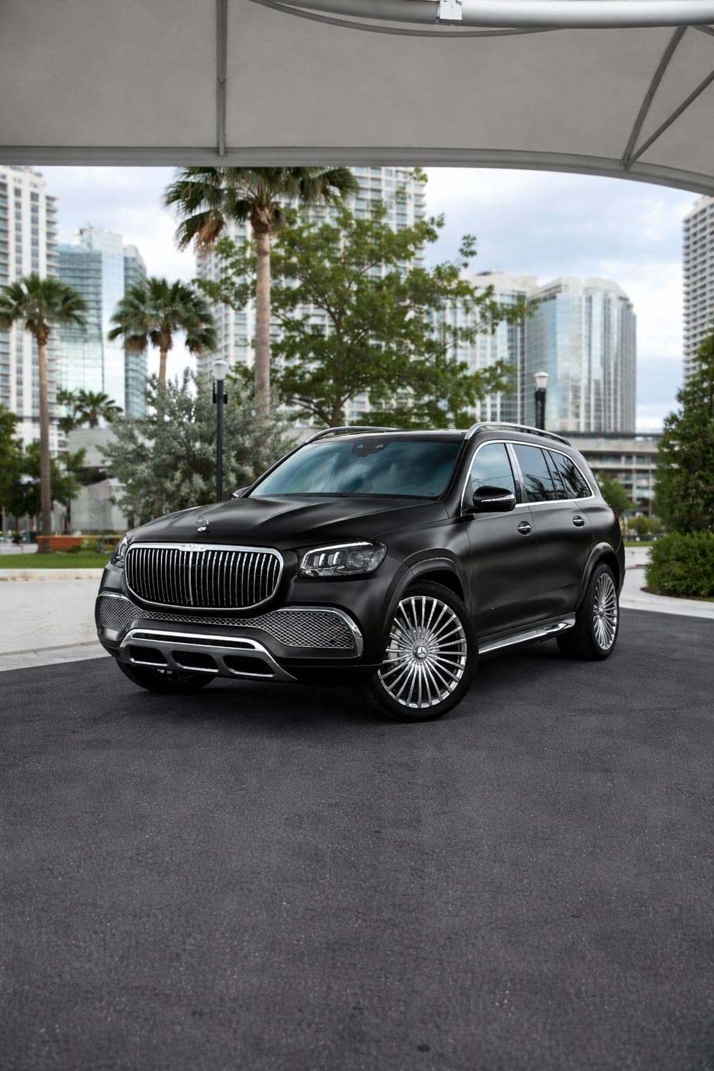Mercedes-Maybach GLS 600, Matte Black, photo 1 of 7