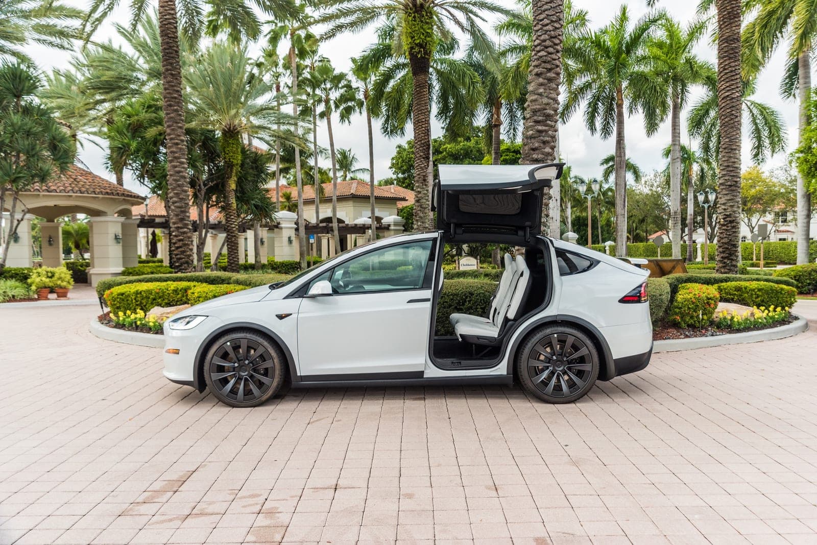 Tesla Model X, Pearl White over White, photo 7 of 10
