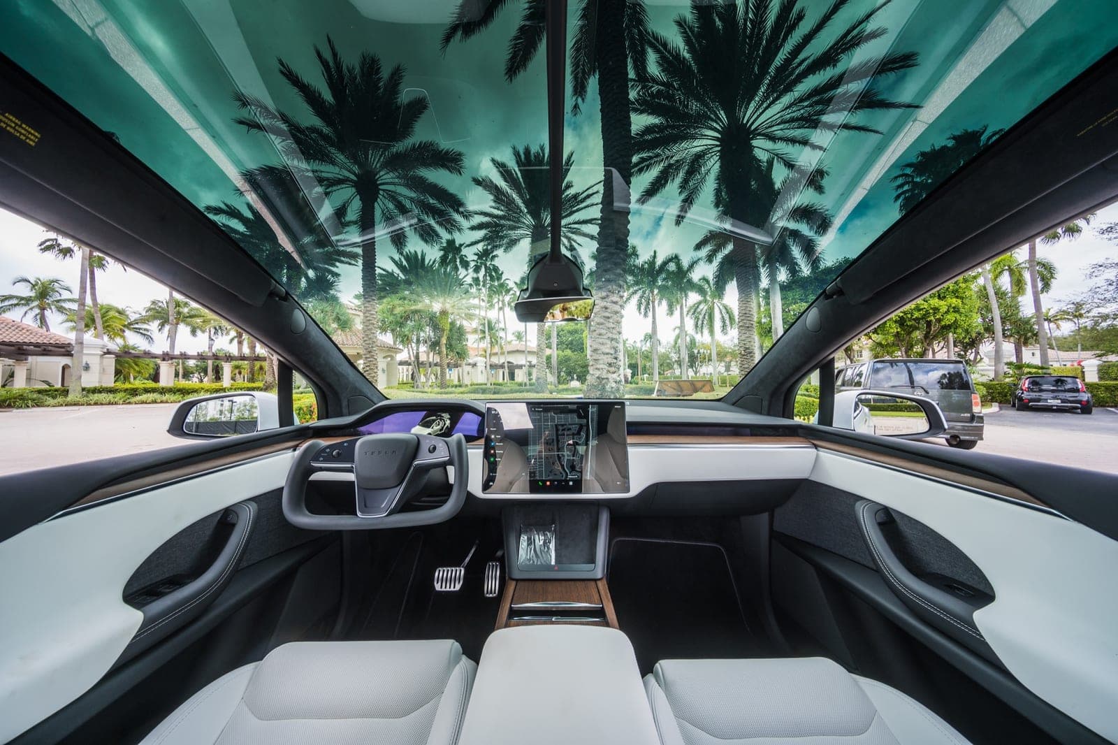 Tesla Model X, Pearl White over White, photo 10 of 10