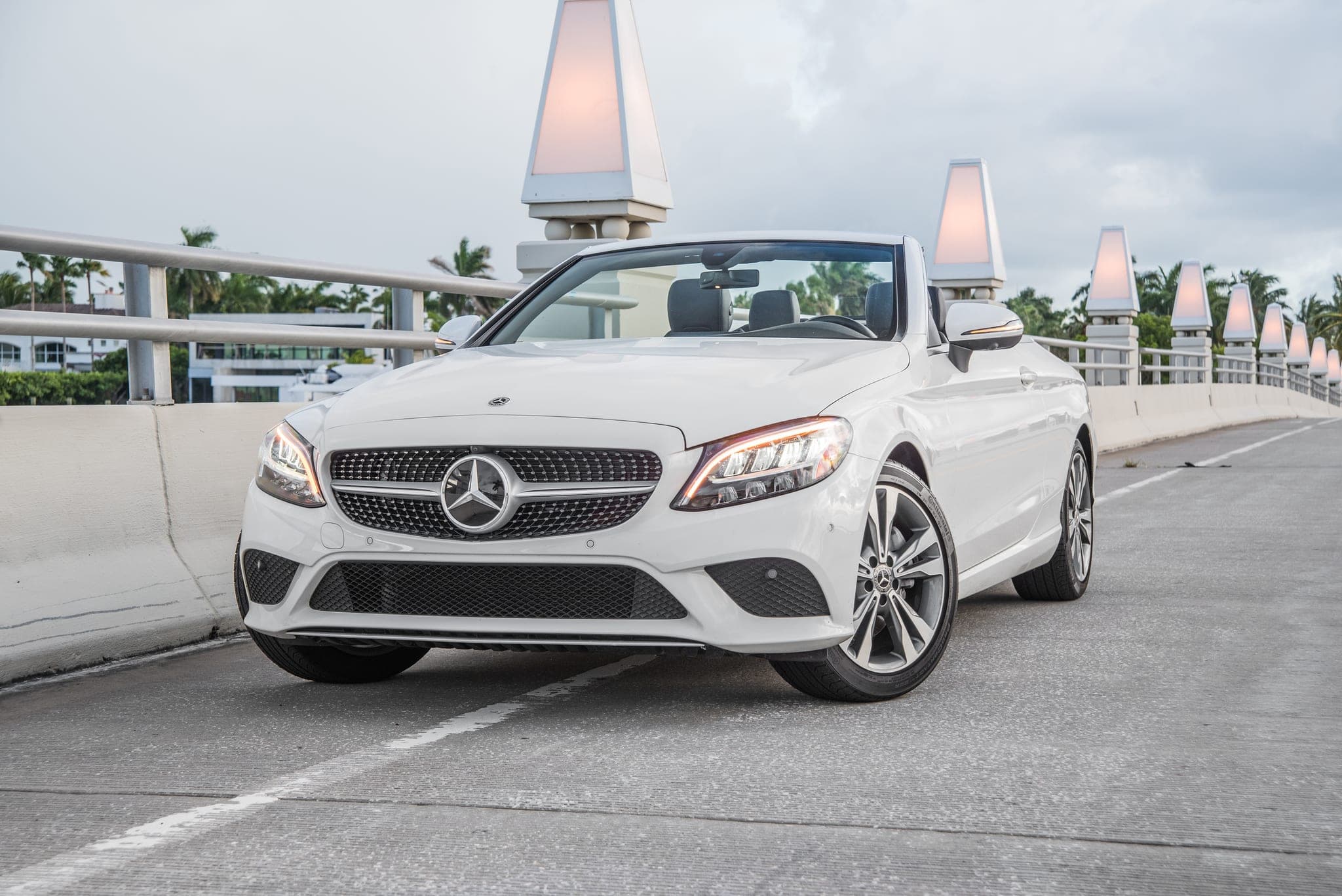Mercedes-Benz C300 Convertible, Polar White